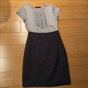 The Limited  size 4 work dress gray and silver